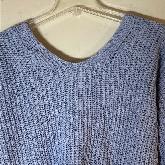 NWT. Sincerely Jules Boho Blue Drop Shoulder Cardigan Sweater. Large. - Picture 10 of 11